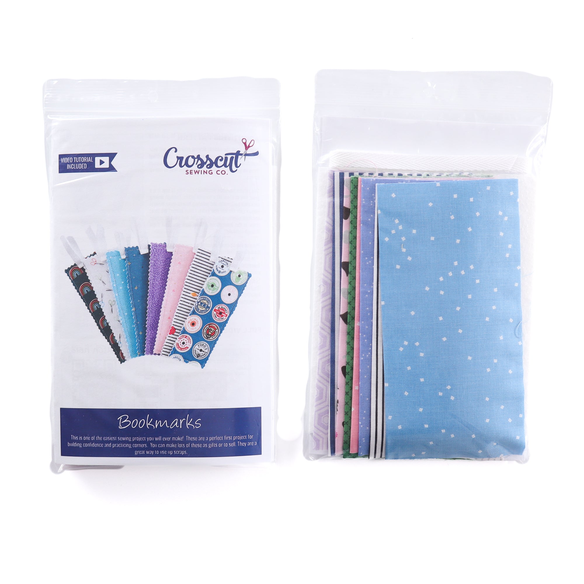 Bookmark Sewing Kit - Variety Pack – Crosscut Sewing Co.